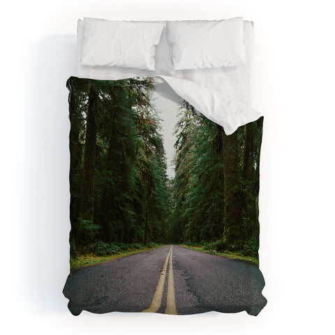 Hannah Kemp PNW Rainforest Drive Duvet Cover