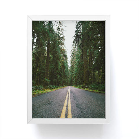 Hannah Kemp PNW Rainforest Drive Framed Mini Art Print