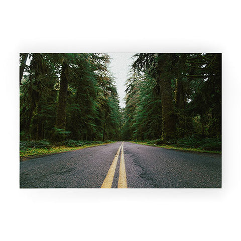 Hannah Kemp PNW Rainforest Drive Welcome Mat
