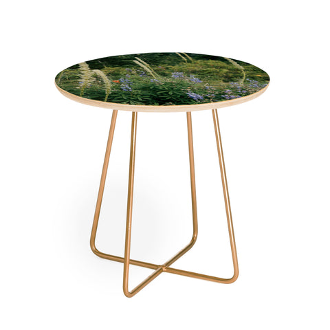 Hannah Kemp PNW Wildflowers Round Side Table