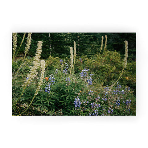 Hannah Kemp PNW Wildflowers Welcome Mat