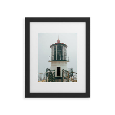 Hannah Kemp Point Reyes Lighthouse Framed Art Print