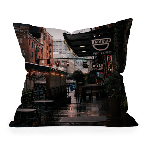 Hannah Kemp Portland Pearl District Outdoor Throw Pillow
