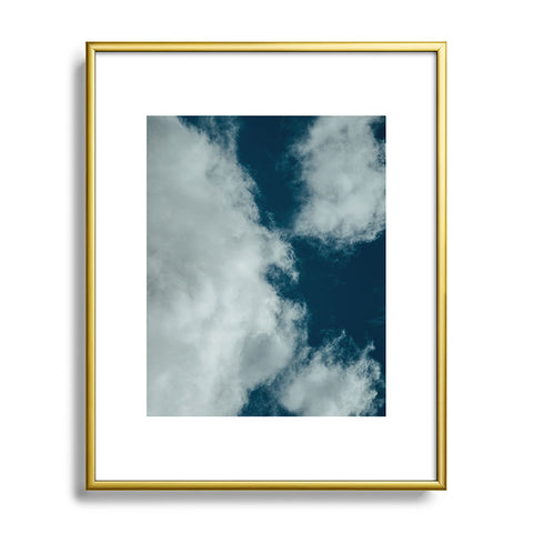 Hannah Kemp Puffs Metal Framed Art Print