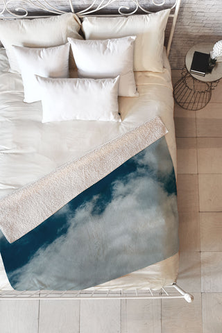 Hannah Kemp Puffs Fleece Throw Blanket