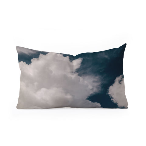 Hannah Kemp Puffy Clouds Oblong Throw Pillow