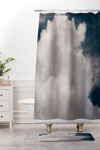 Hannah Kemp Puffy Clouds Shower Curtain And Mat