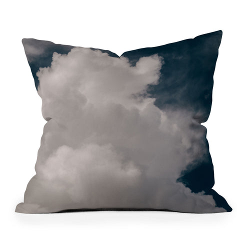 Hannah Kemp Puffy Clouds Outdoor Throw Pillow