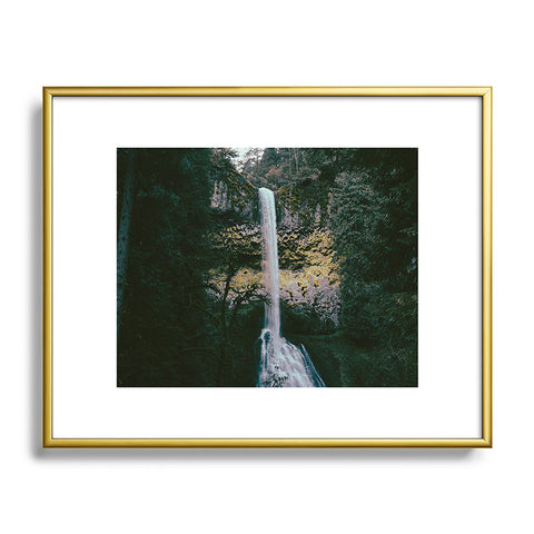 Hannah Kemp Pup Creek Falls Metal Framed Art Print
