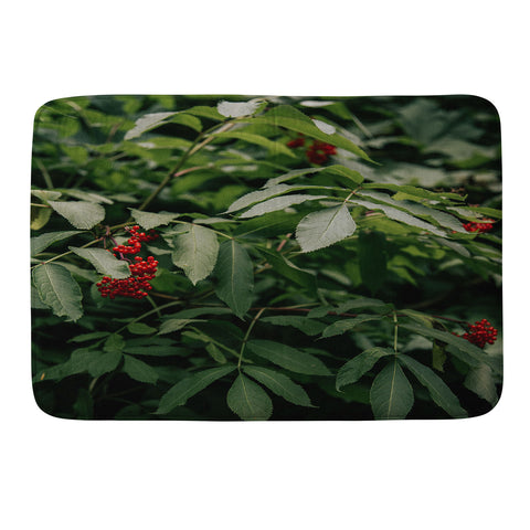 Hannah Kemp Red Elderberry Memory Foam Bath Mat