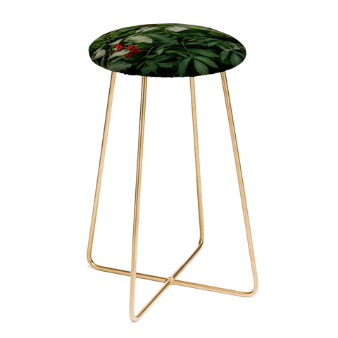Hannah Kemp Red Elderberry Counter Stool
