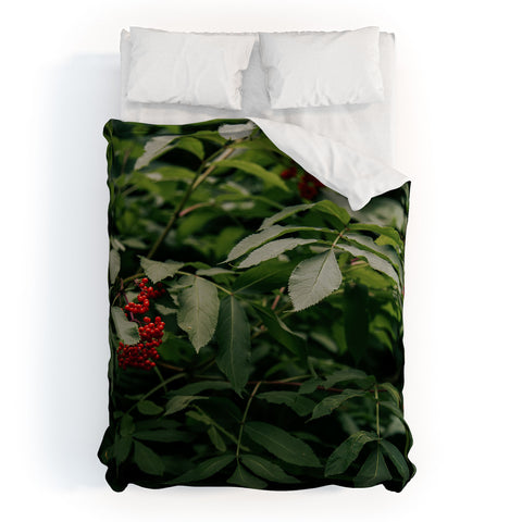Hannah Kemp Red Elderberry Duvet Cover
