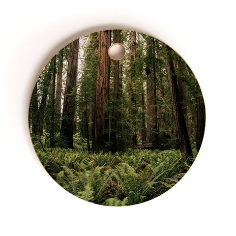 Hannah Kemp Redwood Forest Cutting Board Round