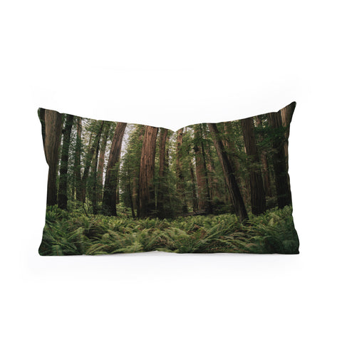 Hannah Kemp Redwood Forest Oblong Throw Pillow