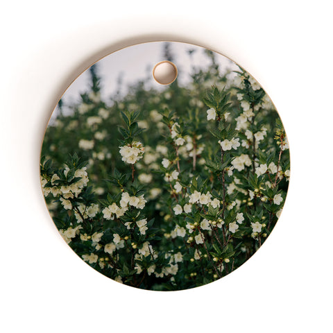 Hannah Kemp Rhododendron Albiflorum Cutting Board Round