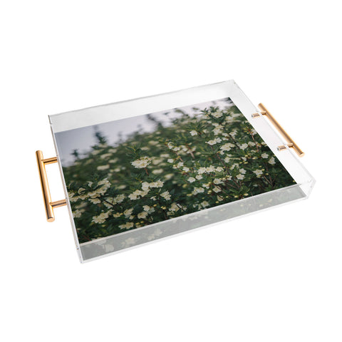 Hannah Kemp Rhododendron Albiflorum Acrylic Tray