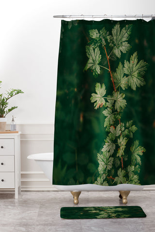 Hannah Kemp Ribes Lacustre Shower Curtain And Mat