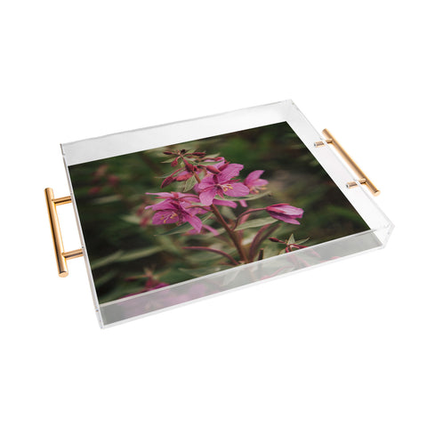Hannah Kemp River Beauty Willowherb Acrylic Tray