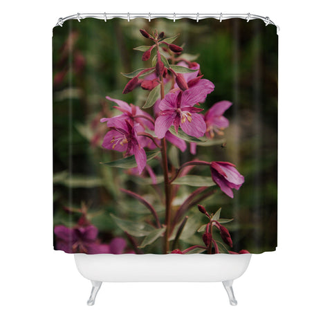 Hannah Kemp River Beauty Willowherb Shower Curtain