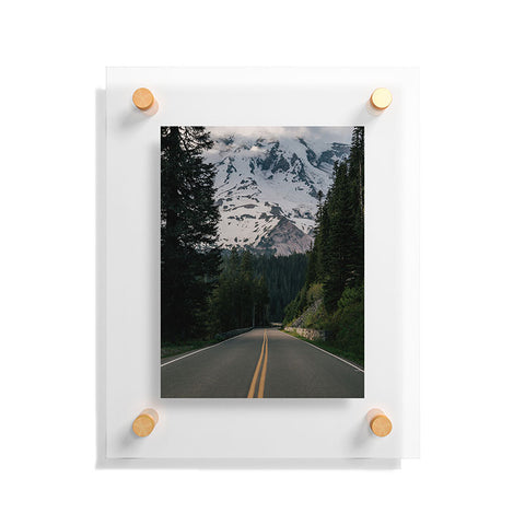 Hannah Kemp Road to Rainier Floating Acrylic Print