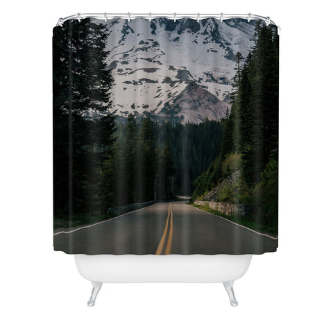 Hannah Kemp Road to Rainier Shower Curtain
