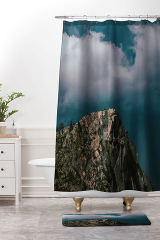 Hannah Kemp Rocky Donner Pass Shower Curtain And Mat