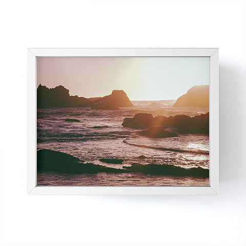 Hannah Kemp Rocky Sun Kissed Tides Framed Mini Art Print