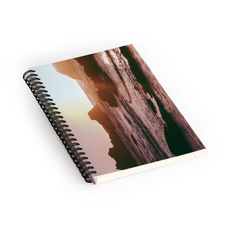 Hannah Kemp Rocky Sun Kissed Tides Spiral Notebook