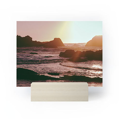 Hannah Kemp Rocky Sun Kissed Tides Mini Art Print