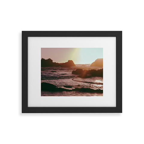 Hannah Kemp Rocky Sun Kissed Tides Framed Art Print
