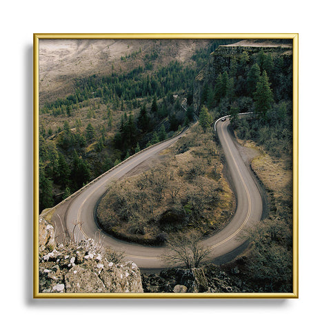 Hannah Kemp Rowena Crest Square Metal Framed Art Print