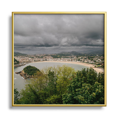 Hannah Kemp San Sebastian Square Metal Framed Art Print