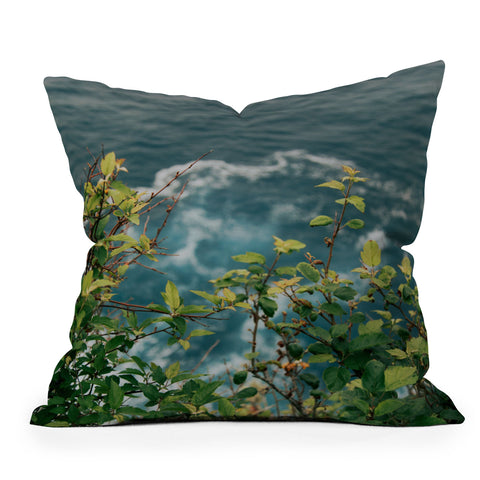 Hannah Kemp Sea Greens Throw Pillow