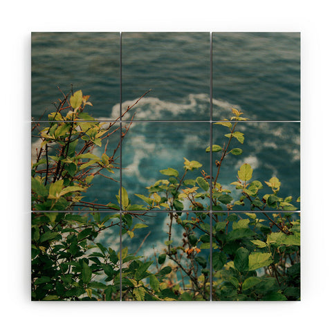 Hannah Kemp Sea Greens Wood Wall Mural