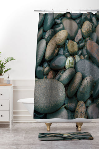 Hannah Kemp Sea Stones Shower Curtain And Mat