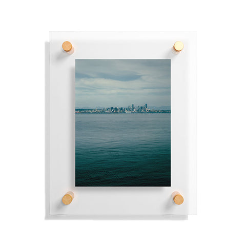 Hannah Kemp Seattle Blues Floating Acrylic Print