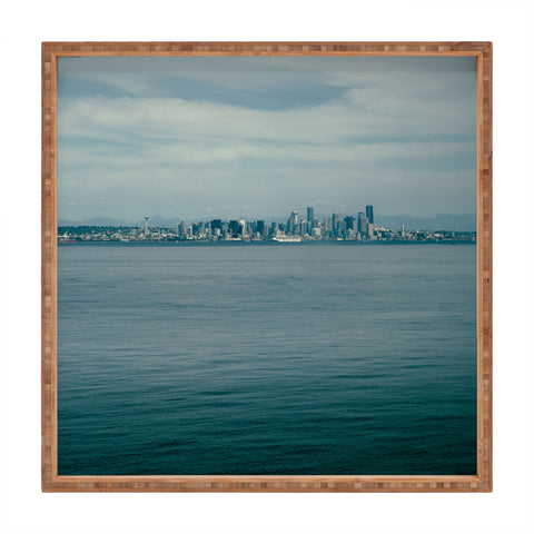 Hannah Kemp Seattle Blues Square Tray