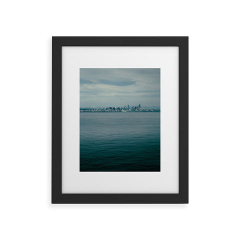 Hannah Kemp Seattle Blues Framed Art Print