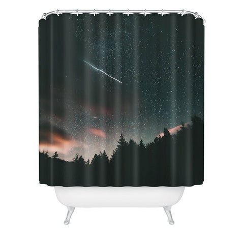 Hannah Kemp Shooting Star Shower Curtain