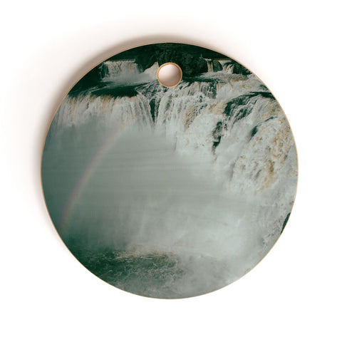 Hannah Kemp Shoshone Falls Cutting Board Round