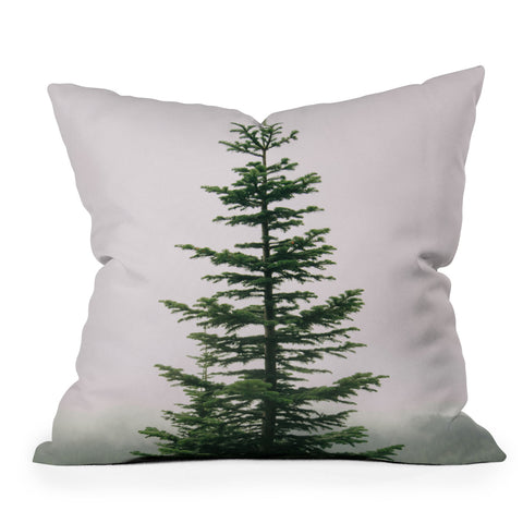 Hannah Kemp Single Tree Throw Pillow