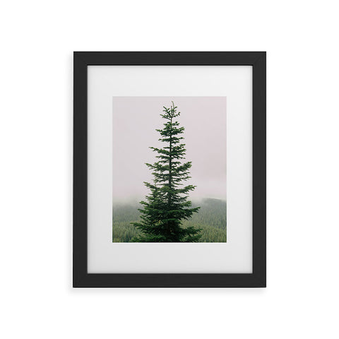 Hannah Kemp Single Tree Framed Art Print