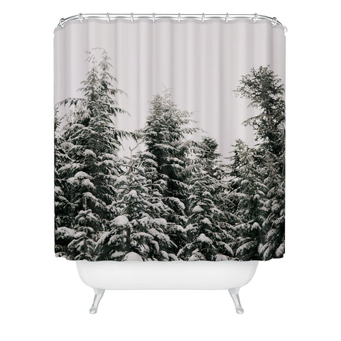 Hannah Kemp Snow Fallen Shower Curtain