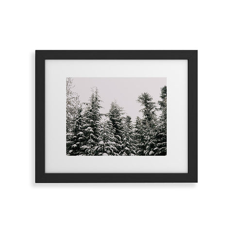 Hannah Kemp Snow Fallen Framed Art Print