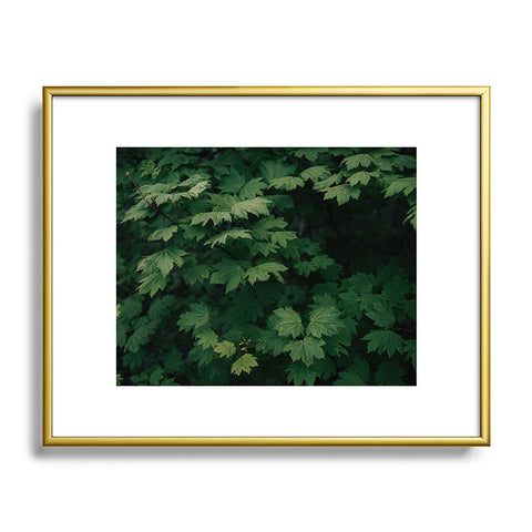 Hannah Kemp Some Green Metal Framed Art Print