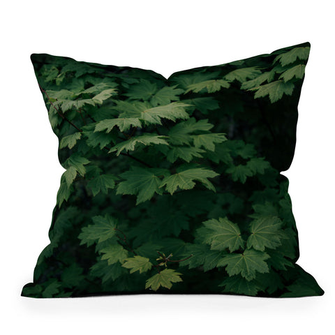 Hannah Kemp Some Green Throw Pillow
