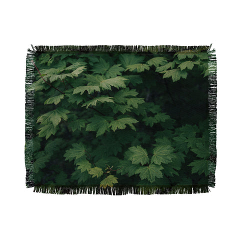 Hannah Kemp Some Green Throw Blanket