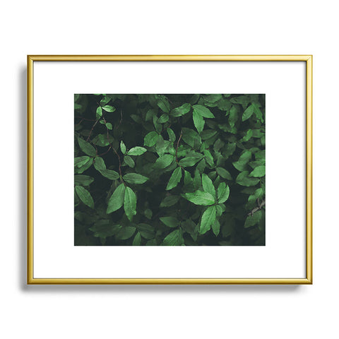 Hannah Kemp Some Greenery Metal Framed Art Print
