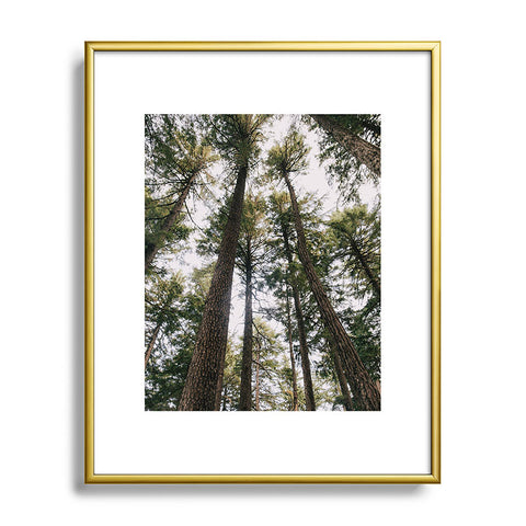 Hannah Kemp Some Trees Metal Framed Art Print