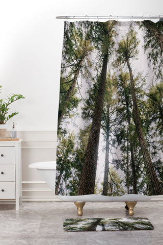 Hannah Kemp Some Trees Shower Curtain And Mat